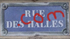 plaque de rue, 22 rue des Halles - face à la Cremerie de Paris