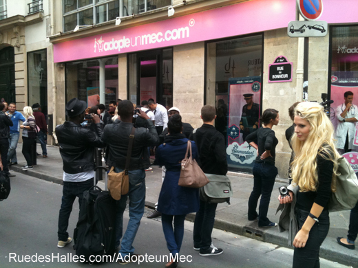 Adopte Un Mec Pop Up Store at 15 rue des Halles