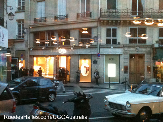 UGG Australia Pop Up Store in der 15 rue des Halles